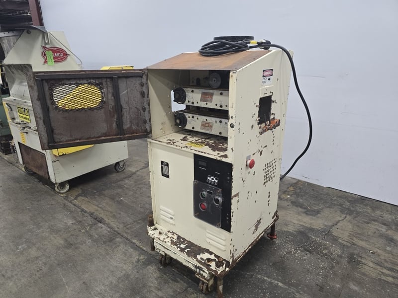 RDN #118-5, 4" x 18" two belt puller, 2 HP, 1996