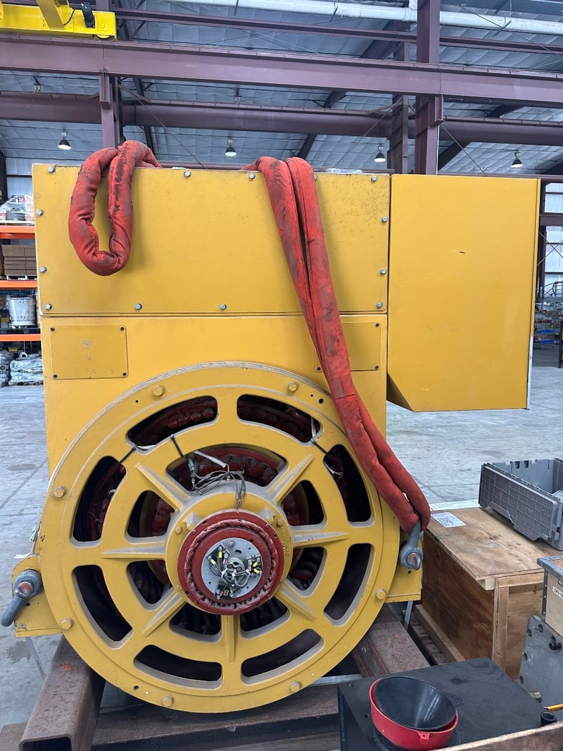 3100 KW Caterpillar #SR5, Caterpilar Generator End, S/N:G8C00070, 3875 kVA, 4160 Volts