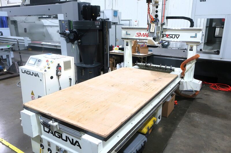 Laguna #SmartShop-II SUV (souped up version), CNC router w/extended Z & aggregrate head, 2011