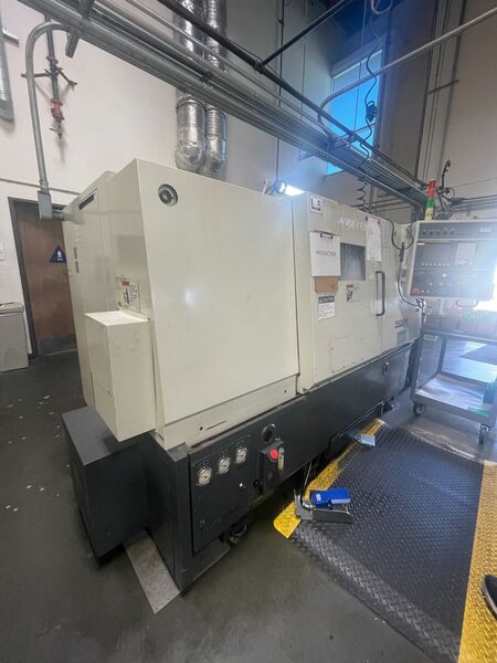 Takisawa #NEX-110, CNC lathe, Fanuc Control, 19.8" swing, 11" chuck, 2.9" bar, 10 turret stations, 2008