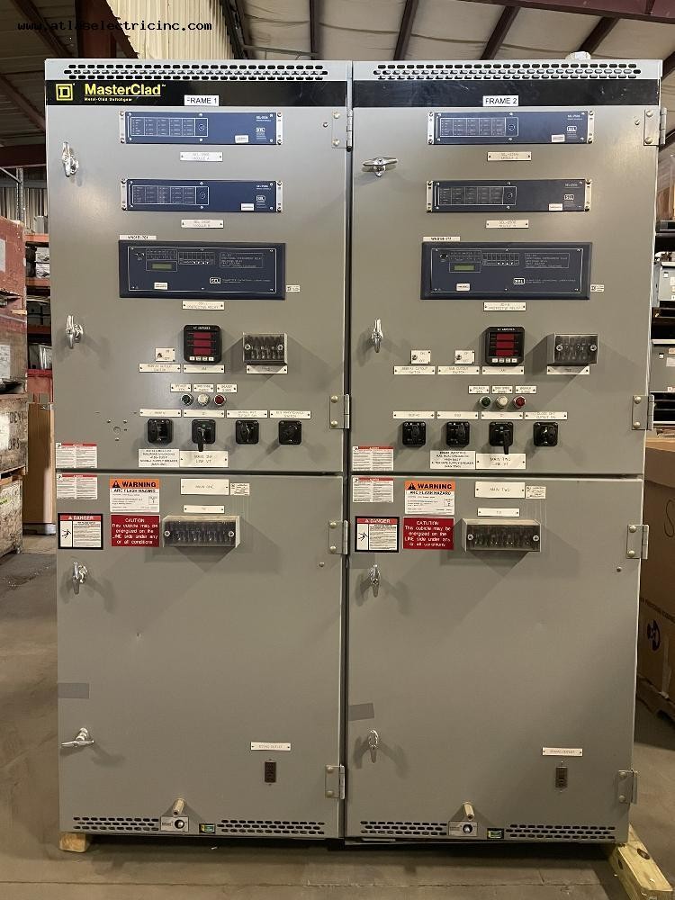 Square D #MasterClad, 12000 Volts 5kv 5 sections - 4 Breakers