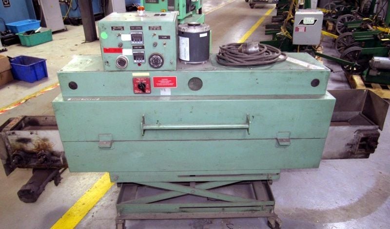 6" width x 2.5" H x 48" D JN Machinery, continuous temper furnace, 930&deg;F