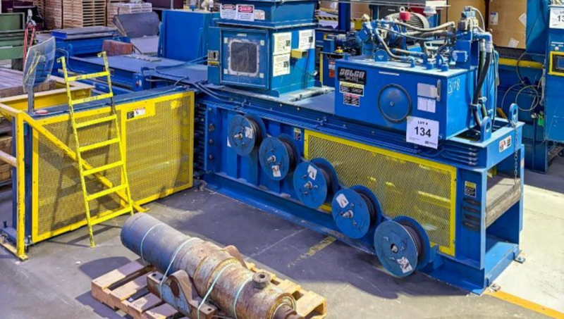 Selco #HS0-107A20, horizontal automatic tie baler, 7" cylinder, 20 HP, 28" x 30" feed opening