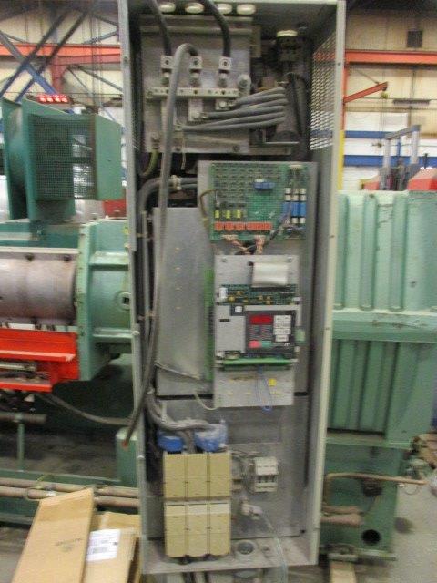 125 HP Reliance, GV3000U-AC210-AA-DBT, variable frequency drive, 380-460 VAC, IP20 enclosure