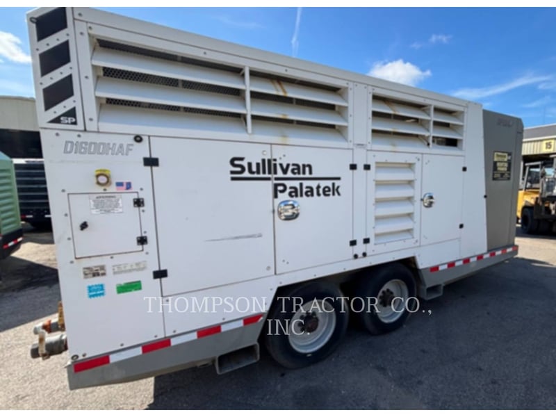 Sullivan D1600PHCA4WAF, Compressed Air, 3577 hours, S/N: 511021, 2019