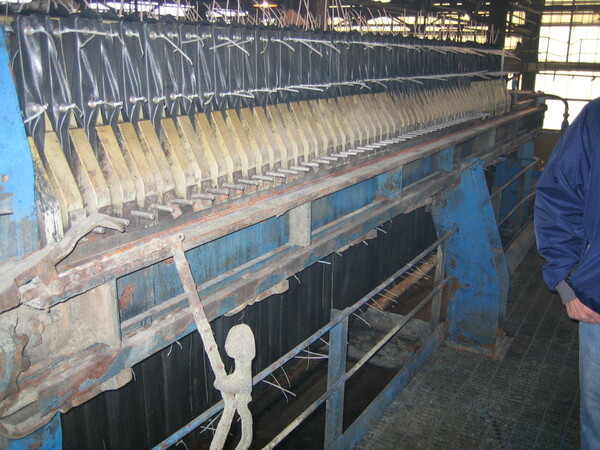 48" Perrin #100-48, Polypropylene Filter Press, (2) Plates, (40) 47 Chambers, 992 sq.ft. Filter Area, 54.8