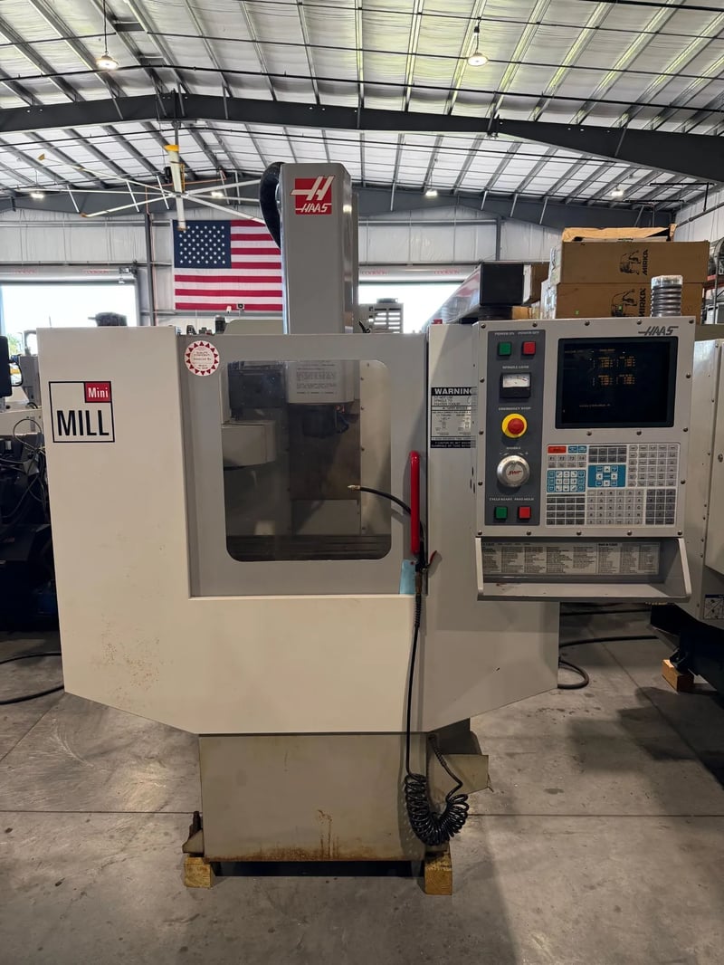 Haas #Mini-Mill, CNC vertical machining center, 10 automatic tool
