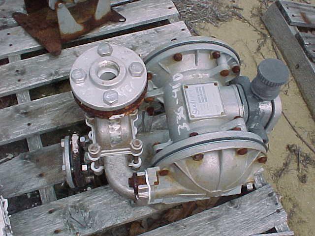 1" Sandpiper #SB1A, Diaphragm Type Pump, Stainless Steel Housing, Type SGN-3-SS, 20 GPM @ 20 psi