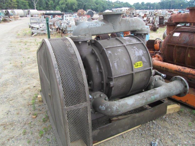 2000 CFM, Nash #CL2003, Vacuum Pump, Belt Driven w/Guard, 125 HP, 1992