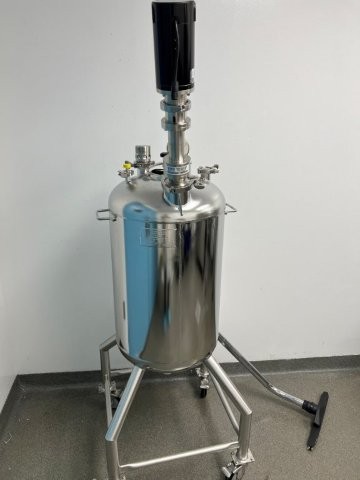 25 gallon Pope Scientific, Inc., Stainless Steel Pressure Vessel, 30/FV @ 200&deg;F, On Wheels, 2017