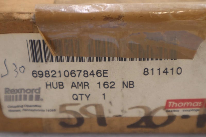 New rexnord 811410 hub amr 162 coupling 1-1/2" stock b-872
