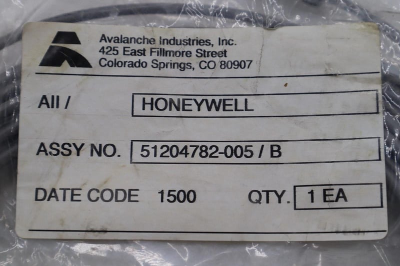NEW Honeywell 51204782-005 / B Durafet II Cable STOCK 5471
