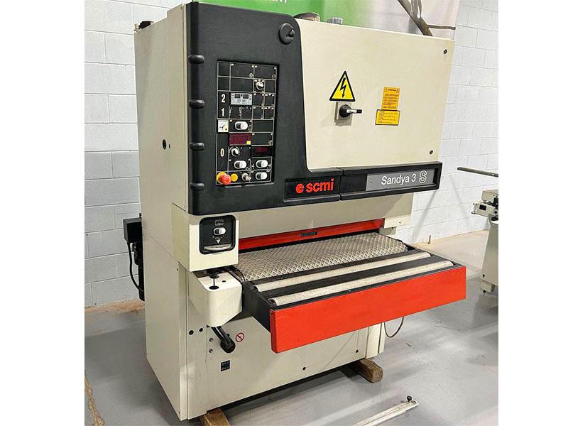 37" SCMI #Sandya-3-S, double head belt sander, 2004
