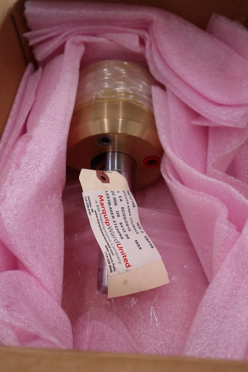 Marquip ward united bw papersystems splicer knife cylinder 5012190 new #5859