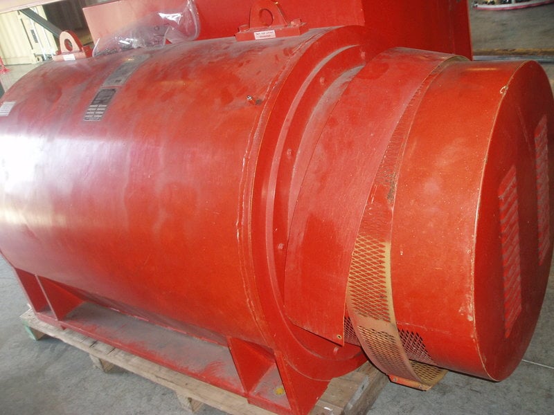 650 KW Kato alternator, 1200 RPM, 13200 Volts, 60 Hz for Sale Surplus