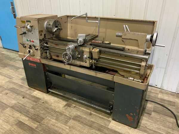 13" x 40" TurnMaster #1340, engine lathe, inch/metric threads, #3MT, coolant, 5 HP