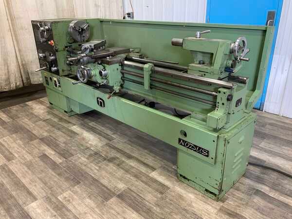 17" x 60" Nardini #ND-1760E, gap bed engine lathe, 10.625" swing over cross slide, 3-JAW 12" chuck, 10 HP