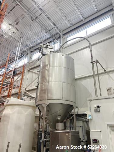 Bulk Salt Receiving System, 45,000 lb., 304 Stainless Steel Silo, Dehumidifier, Blower w/ sound attenuated