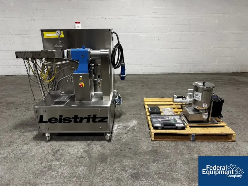 0.63" Leistritz #NANO16, Twin Screw Extruder, 16mm