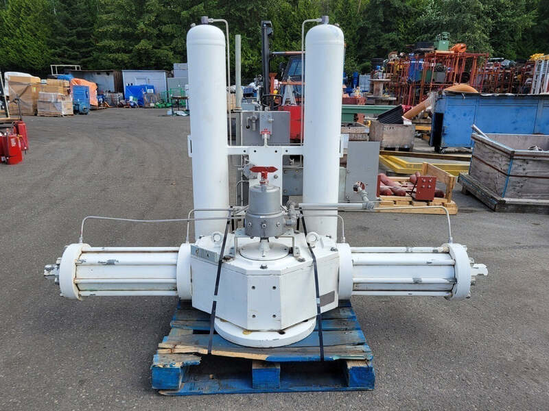 Bettis #87DH, Series 7 hydraulic quarter turn valve double acting operator, 1440 psig