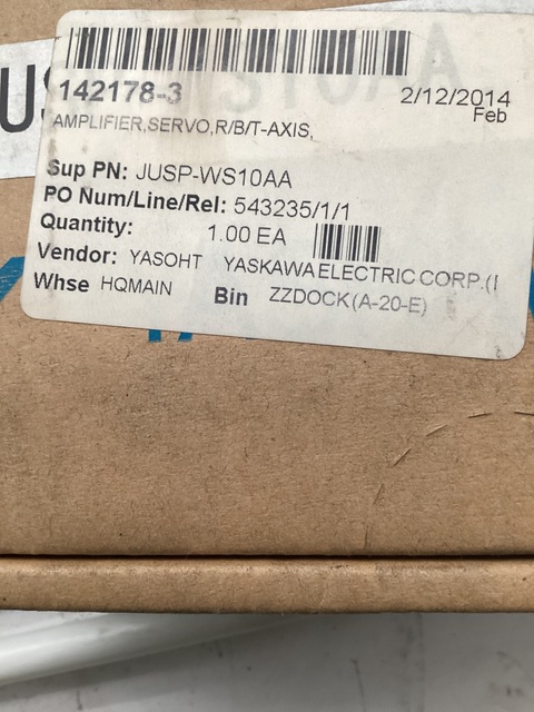 Yaskawa jusp-ws10aa servo amplifier module r/b/t axis new
