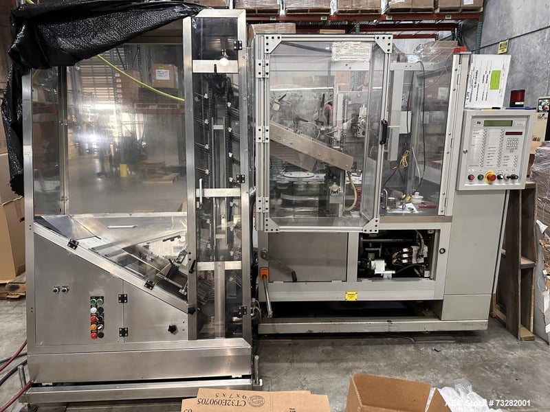 Norden #NM-400HA, Tube Filling Machine, 300ml Max, 40 TPM, automatic loader, 0.4" -1.97" x 1.97" -9.65" tube
