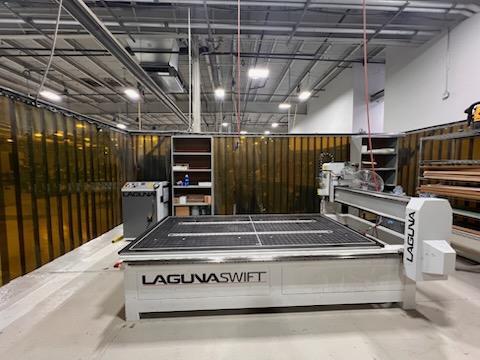 Laguna #Swift, CNC Router, 4' x8' table, 6k-24k RPM, 3 HP, 208-230 V., 3ph, liquid cooled spindle, 2022