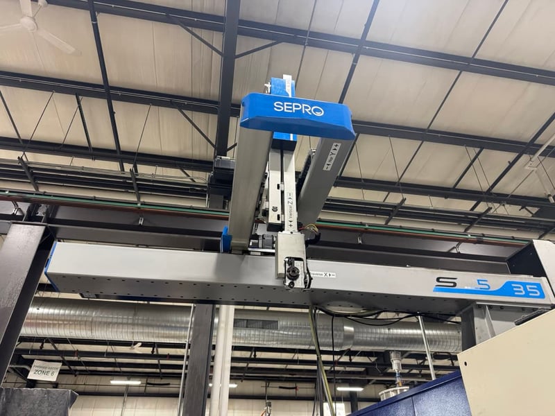 Sepro, SR-S5-35-S3-Trans, robot, 15 Kg payload, 98.42" X, 35.43" Y, 70.86" Z, 2017