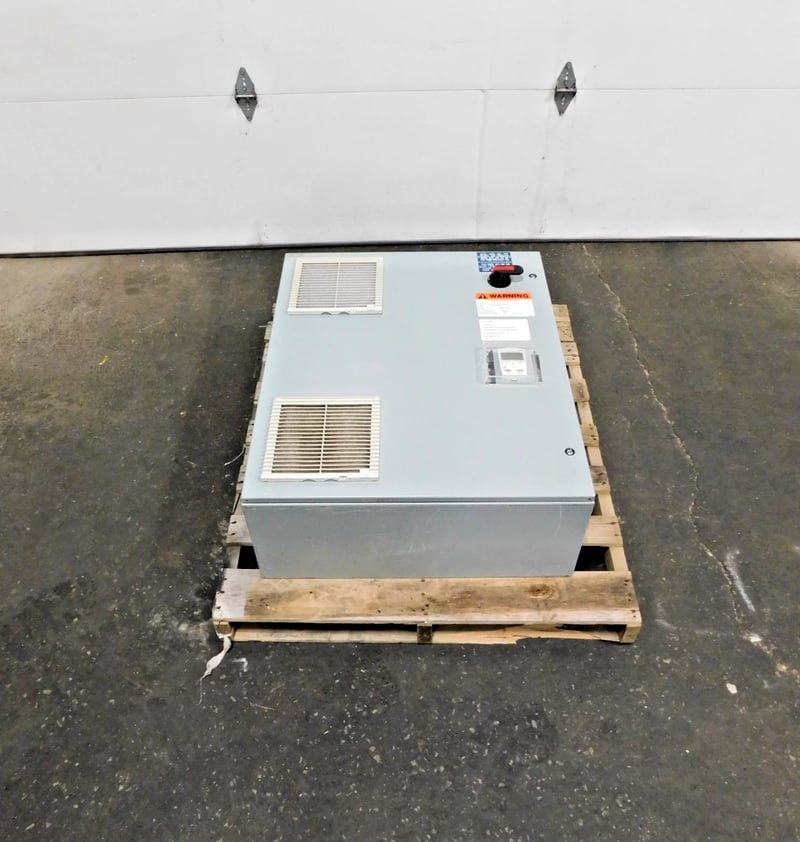 20 HP ABB, ACH550-UH-031A-4, VFD drive cabinet, 31 amp, 480 V.AC