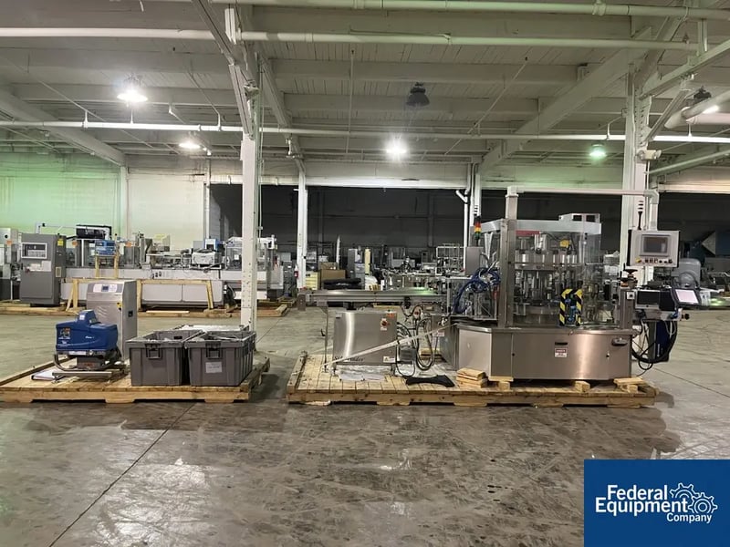 Quadrel #Rotary, Wrap Around Labeler, 14 station, Domino laser coder, 2016