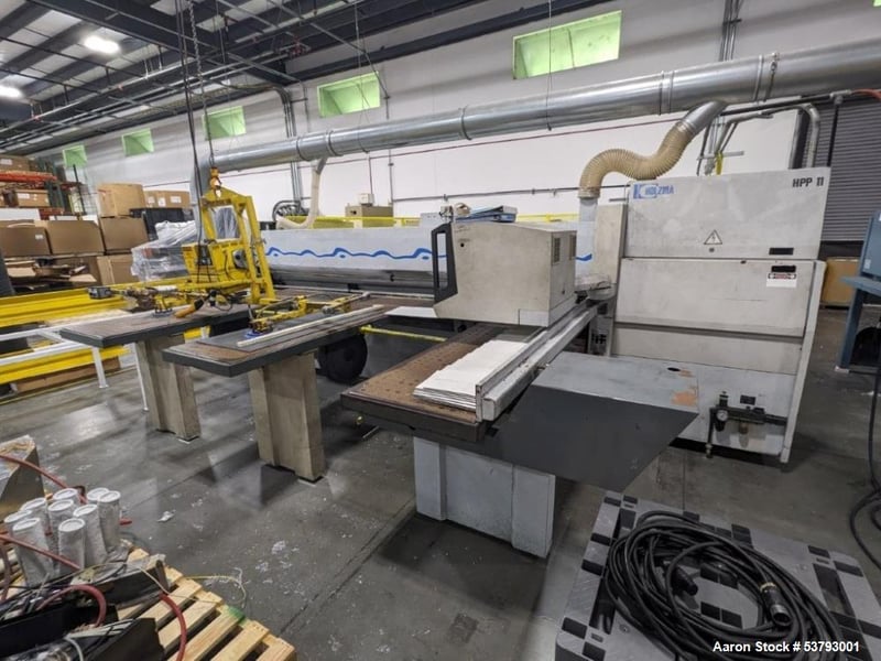 Holzma #HPP11/38, Beam Saw, 125mm blade projection, 5600 mm cut length