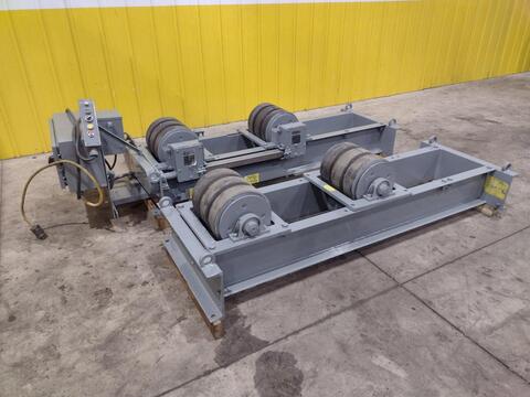 20 Ton, Aronson #WWR-20, Powered Tank Turning Roll Set w/Drive & Idler, (1) Drive Roll, 6"-13' Tank diameter