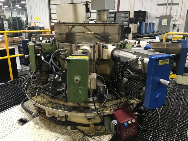 Hydromat #Epic-R/T-HW25-12, with saw, bar feed, inverter, chip conveyor, serial #040987-275