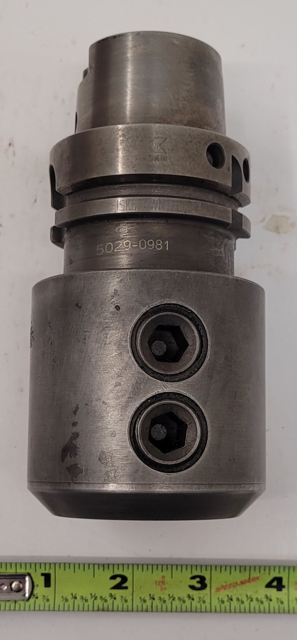 Kennametal #HSK63AWN32110M, whistle notch adapter
