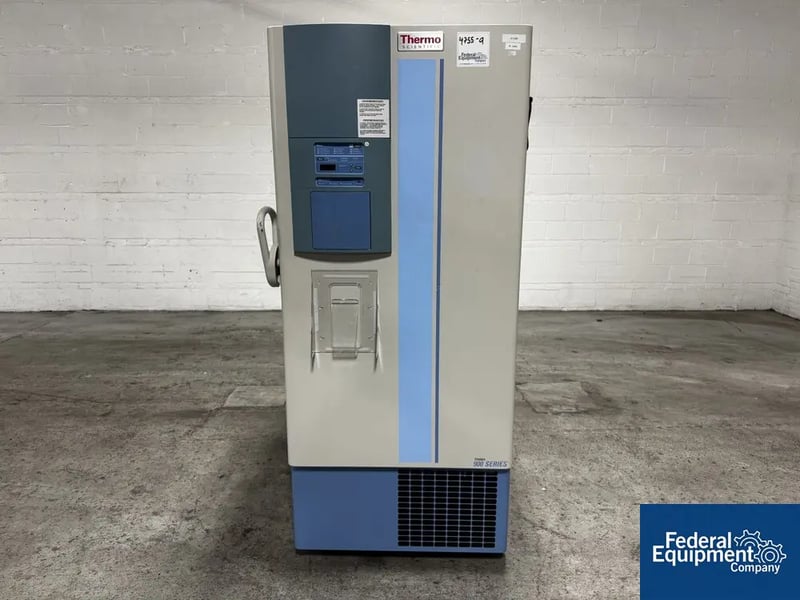 Thermo Scientific #Forma-905, ULT Freezer, 23" x 52" x 25" chamber, 3 shelf, 2 stage, 230 V.