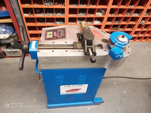 2.5" Ercolina #TB60, tube bender, 2018