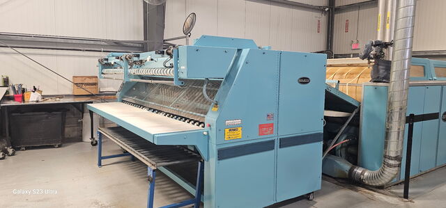 4-Lane Braun #4PF123CF/A, Cross Folder w/Large Piece Stacker, 208 V., VFD, 1999