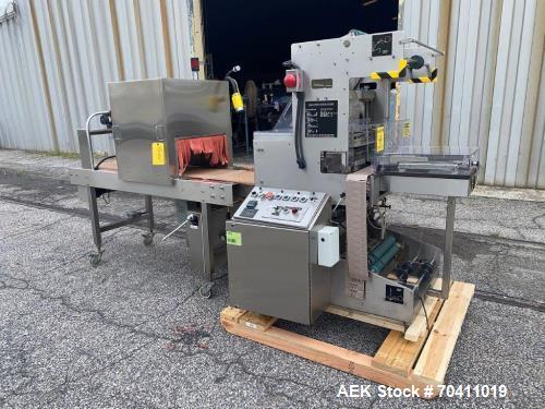 Omega Design #SL-18, Single Lane Bundler, 17" width x 11" Ht max, 240 V., AB SLC 500 PLC (2 available)