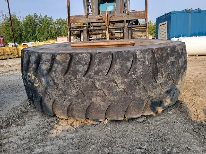 Goodyear #RM-4B+, OTR 3SL radial tubeless tire, 46/90R57 E4, c/w rim