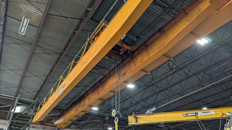 10 Ton, P & H, 72' 3-1/2" span, 30' Lift, Class D, Radio Control, 460 V. [#2609]