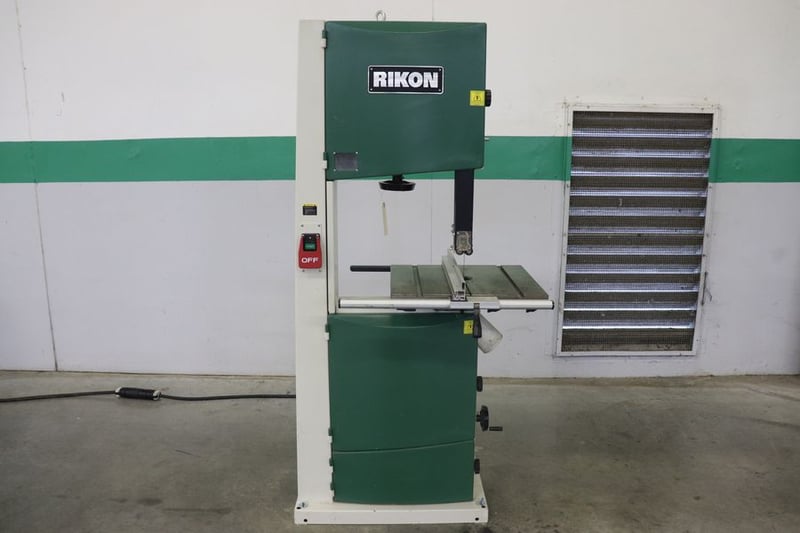 18" Rikon #10-345, Woodworking Vertical Band Saw, 18" -1.25" width x 142" L Blade, 18" Throat depth, 12" Cut