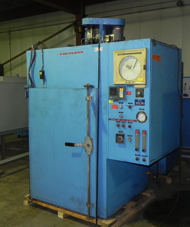 30" width x 48" H x 38" D Gruenberg, Stainless Steel lined (inert), electric, 450&deg;F (2 available)