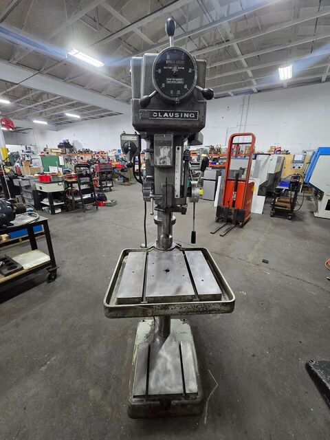 20" Clausing #2286, single spindle drill press, 1998