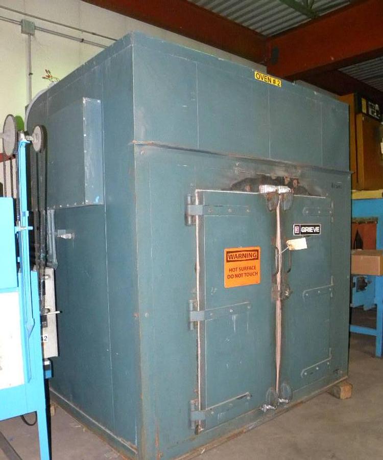 50" width x 50" H x 50" L, Grieve HC-1250, Cabinet Oven, Electric