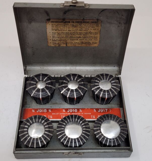 5/8" - 1-3/8" Jacobs Rubber Jacobs Collets