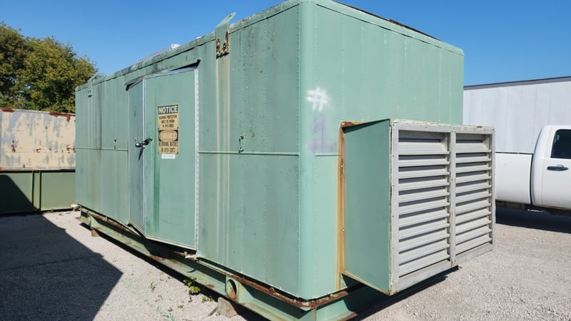 Ariel #JGP/2, Gas Compressor Package, 150 psi, 3" stroke, 125 HP @ 1800 RPM Baldor Super E, 215 hours, 1996