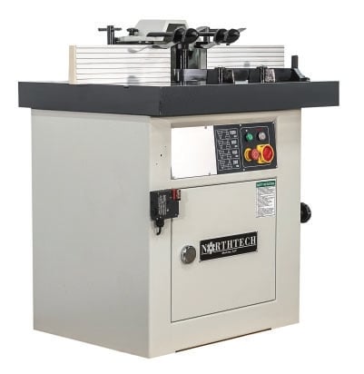 Northtech #NT-525, Shaper, 5HP, 10k RPM, 5" spindle travel, New