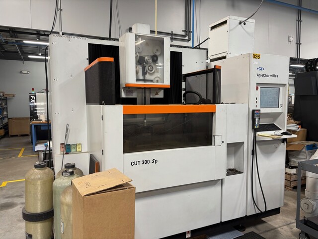 Agie Charmilles #Cut-300-SP, 5-Axis Electrical Discharge Machine, 2013
