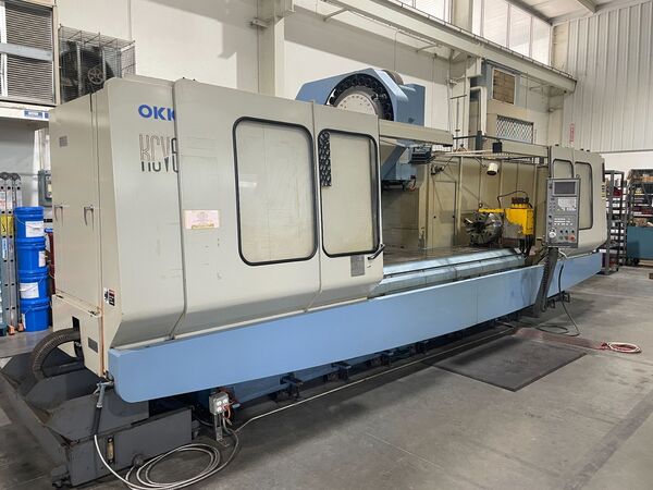 OKK #KCV-600, CNC vertical machining center, 30 automatic tool