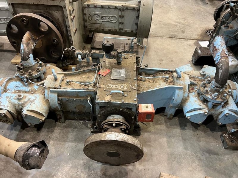Ariel #JGP-2, Compressor Frame, 4-3/4" bore, 3" stroke, 50 PSI, 1800 RPM, 1985